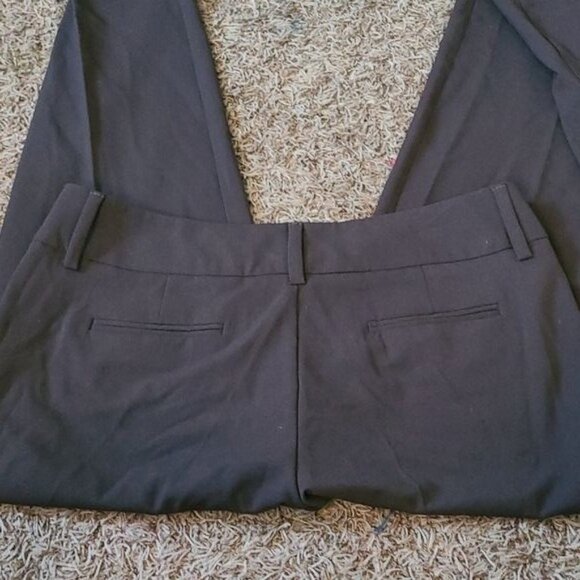 AB Studio Size 12 Short Brown Dress Pants - Picture 4 of 5